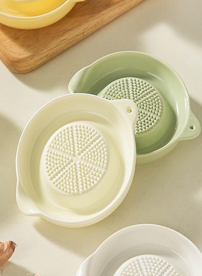 BdelrinQue Garlic Grater Plate, Efficient Kitchen Tool Ceramic Grater Plate, Ginger Grater Plate Suitable for Quickly Grind Garlic to Prepare Meals - Image 4